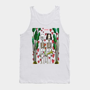 Forever Love Celebrate Valentine's Day with a Death Skull T-Shirt Tank Top